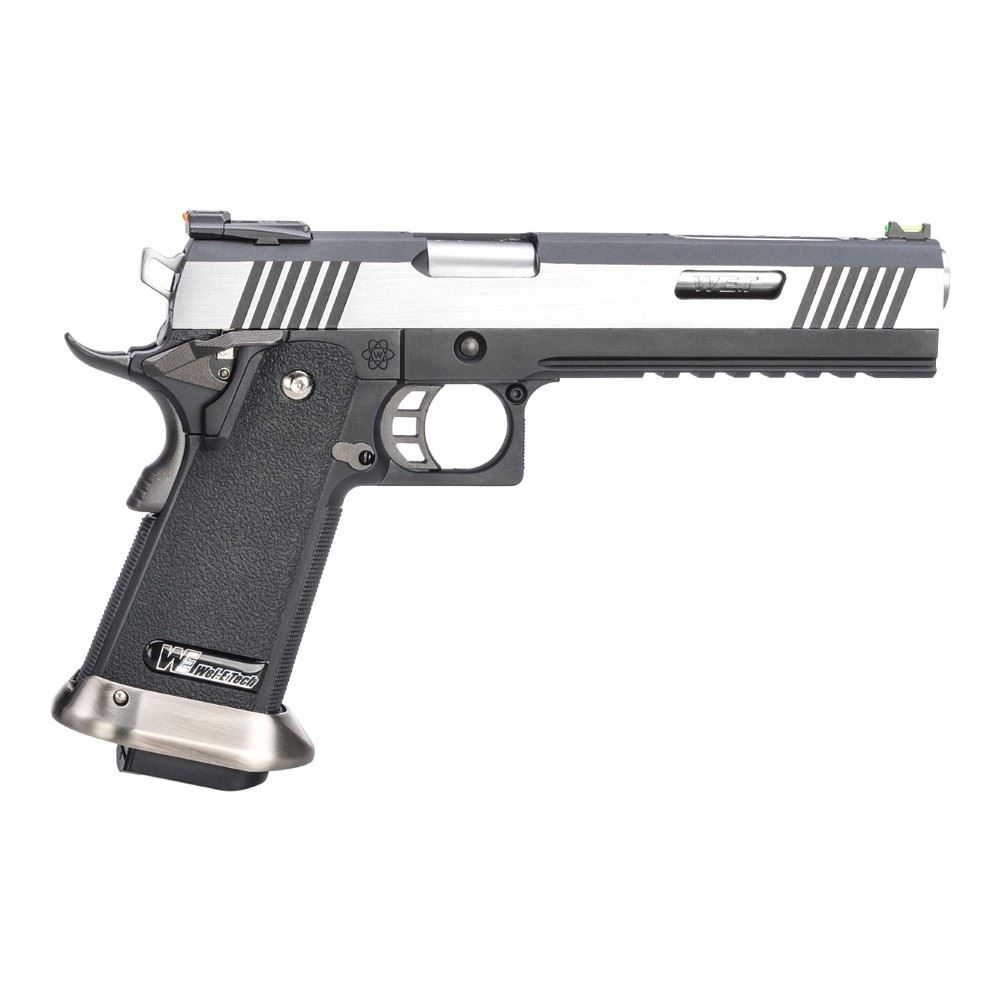 415875 large we pistola a gas hi capa 6 0 irex silver silver barrel wh18a2 2tsv